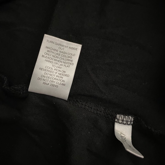 New York & Company black multi color “live in the moment” graphic tee. - Picture 5 of 5